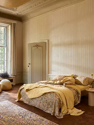 ESSENZA | Linge de lit en satin 70x90cm / 140x200cm Ophelia Sahara Sun | camel